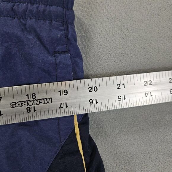 Vtg Nautica Board Shorts Mens Medium Blue Green Color Block Surf Swim Trunks - Picture 6 of 9